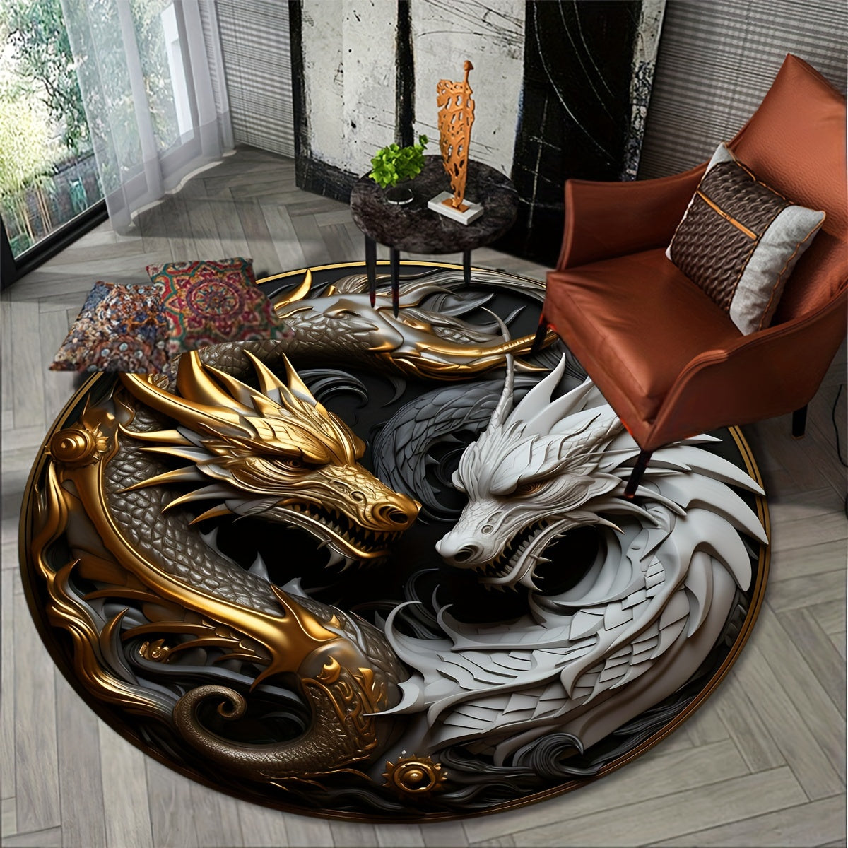 round-non-slip-carpet-with-dragon-pattern-for-home-and-office-decor-glaveri