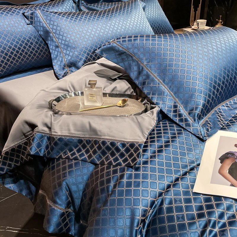 egyptian-cotton-bed-linen-set-with-diamond-pattern-for-luxurious-comfort-glaveri