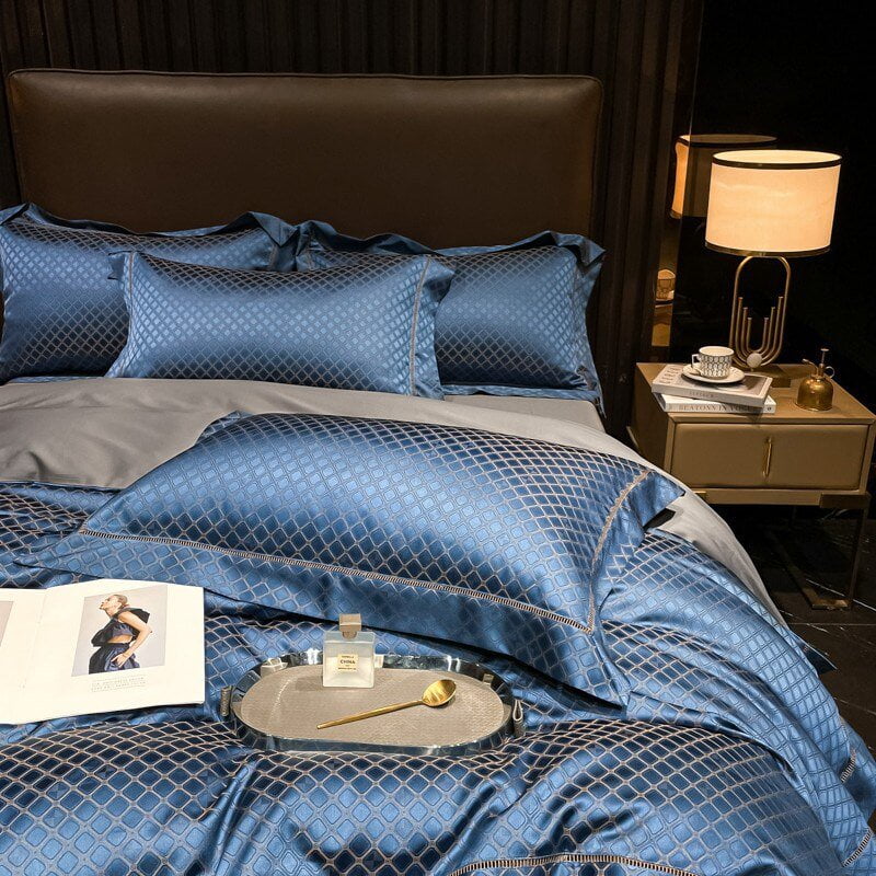 egyptian-cotton-bed-linen-set-with-diamond-pattern-for-luxurious-comfort-glaveri