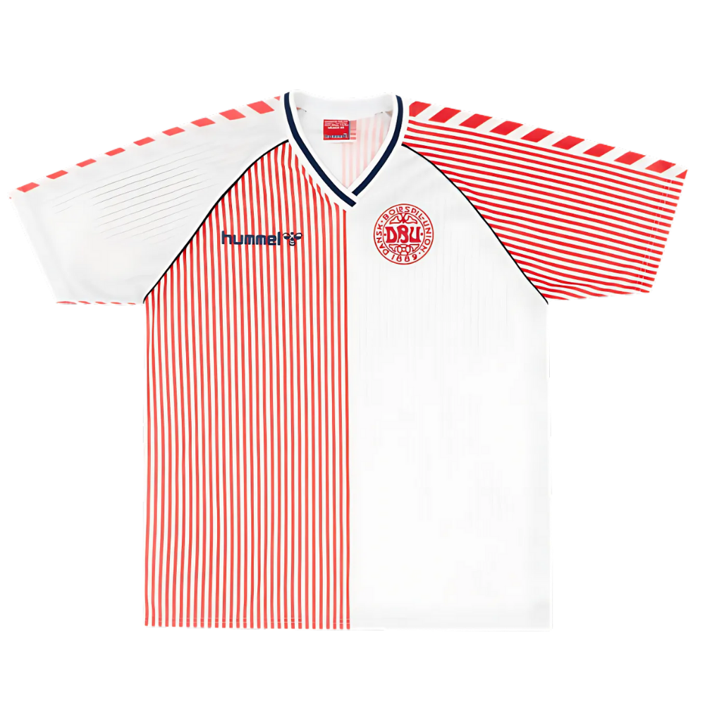 1986 Denmark Retro Shirt Away