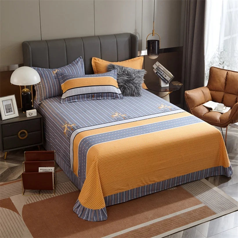 cotton-vintage-bed-sheets-for-luxurious-comfort-at-home-and-office-glaveri