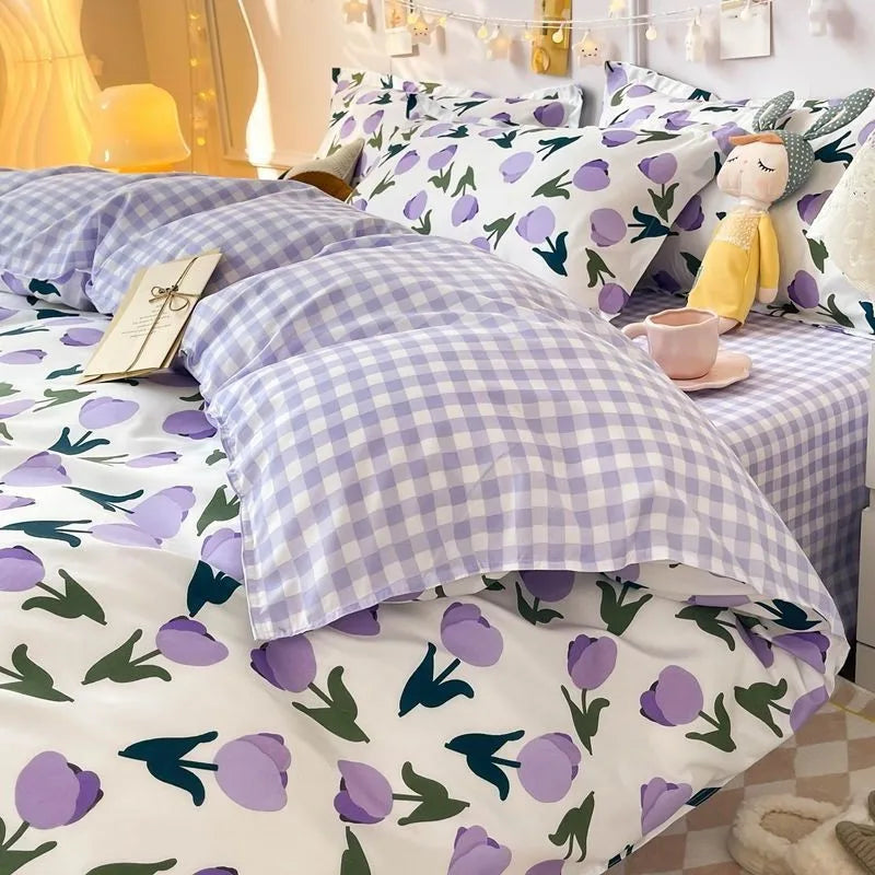 blue-flower-duvet-cover-soft-stylish-bedding-for-home-decor-glaveri