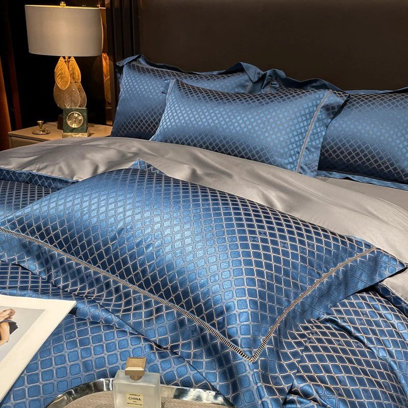egyptian-cotton-bed-linen-set-with-diamond-pattern-for-luxurious-comfort-glaveri