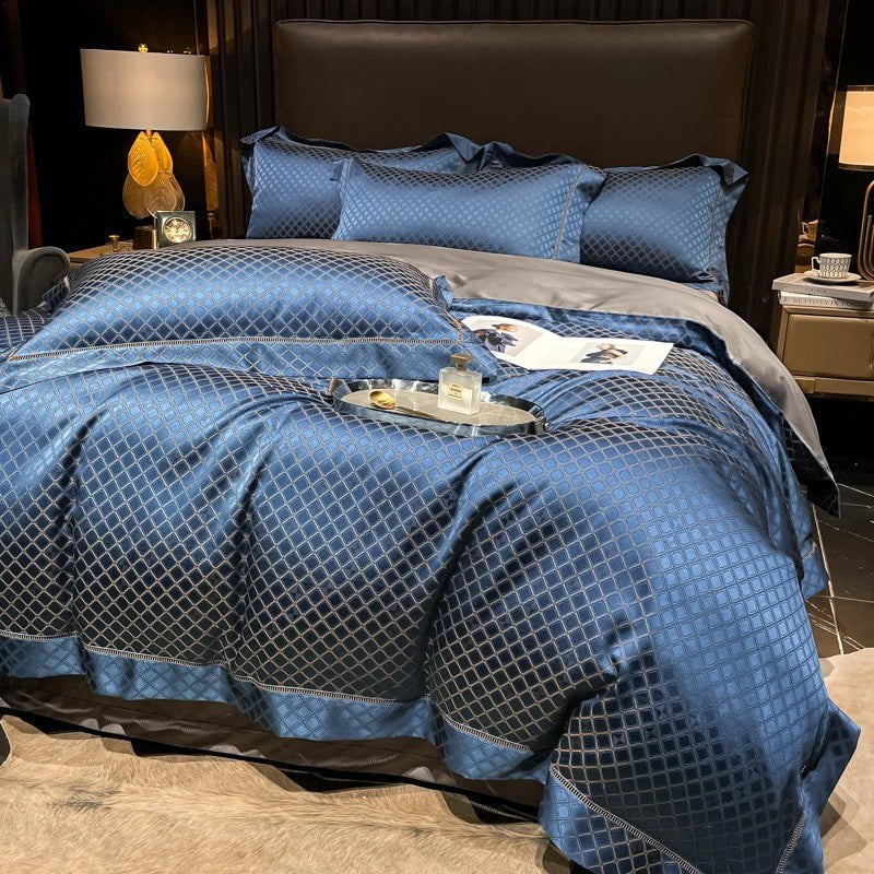 egyptian-cotton-bed-linen-set-with-diamond-pattern-for-luxurious-comfort-glaveri
